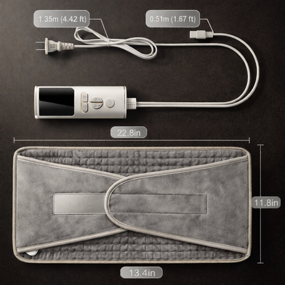 Adjustable Heating Waist Support Belt with Controller