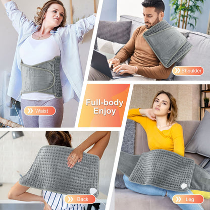 Adjustable Heating Waist Support Belt with Controller